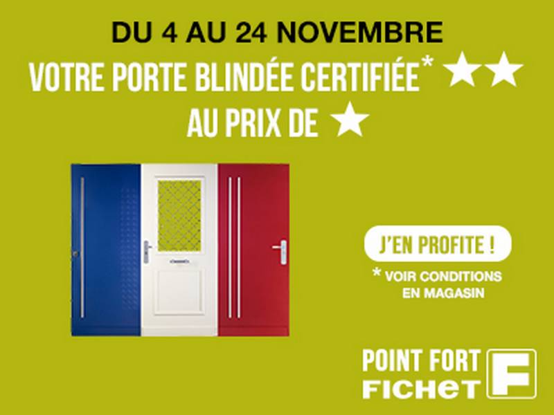 Promotion sur toutes les portes Fichet à Avignon dans le Vaucluse